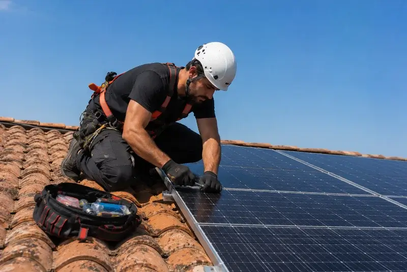 Maintenance et monitoring de panneaux solaires à Labastide-Gabausse