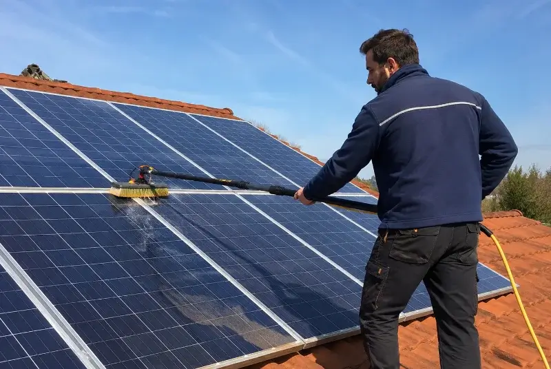 Nettoyage et entretien de panneaux solaires à Labastide-Gabausse